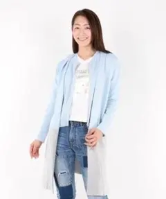 新品タグつき JETSET SOLO PLUS マフラー付き コーディガン