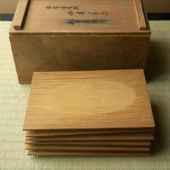 法隆寺古材 銘々皿 共箱 松田栄哉作 茶道具 - メルカリ