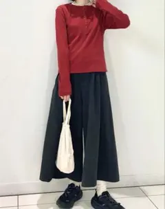 【新品】UNIQLO :C キュロット ブラック