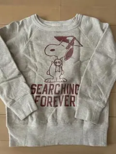 デニムダンガリー スヌーピーコラボ トレーナー 110