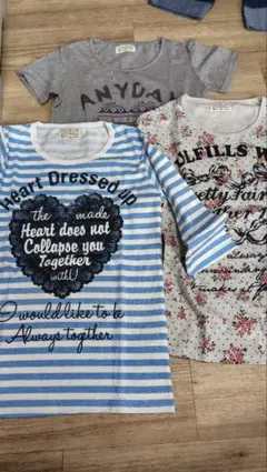 キッズ春夏Tシャツ3枚セット（130cm140cm）