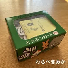 わらべきみかのどうぶつカード 53枚入り 知育玩具 箱無し