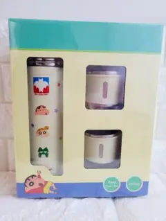 クレヨンしんちゃん ステンレスボトル 2Pカップ付き