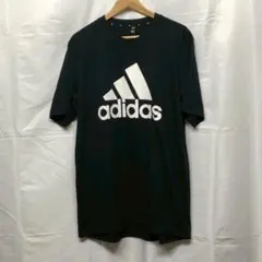 adidas アディダス　Tシャツ　半袖　大きいサイズ　ロゴ　2XO L1706