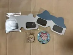 ちいかわパーク サングラス 缶バッジ キーホルダー