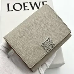【極美品】LOEWE アナグラム トライフォールド ウォレット 三つ折り財布