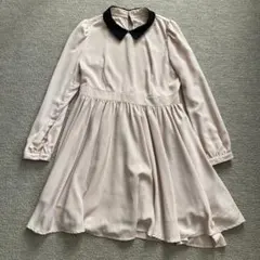 THE EMPORIUM長袖ひざ丈ワンピース