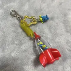 リトルグリーンメン ロケット キーホルダー