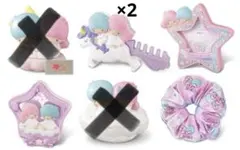 5個　キキララ　リトルツインスターズ　ハッピーセット　ミラー　匿名配送