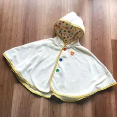 ミキハウス　春夏用ポンチョ　ホットビスケッツ