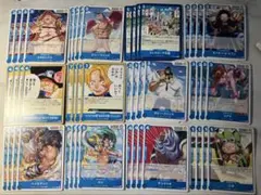 青デッキパーツ R以下4コンプ まとめ売り■神の島の冒険 ワンピース