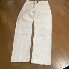 希少！Lee レザーパンツ RIDERS 5201 オフホワイト 30×33