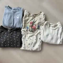 ロンTリブトップス５枚90.80