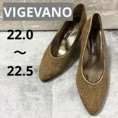 VIGEVANO パンプス 22.0 〜 22.5cm ブラウン ヒール 上品のサムネイル
