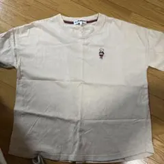 Kaepa ワンポイント刺繍 Tシャツ ベージュ Lのサムネイル