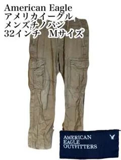 【古着】AmericanEagleアメリカイーグル　メンズチノパン　32インチMのサムネイル