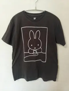 グラニフ × ミッフィー コラボTシャツ 黒 半袖 綿100%