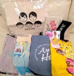 嵐 展覧会 ＆ ツアー トート 缶バッジ黄