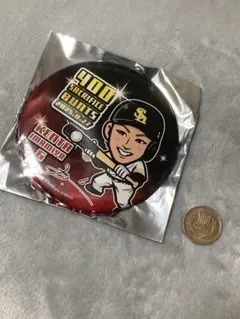 今宮選手 400犠牲バント記念バッジ