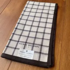PIERRE BALMAIN チェック柄ハンカチ新品
