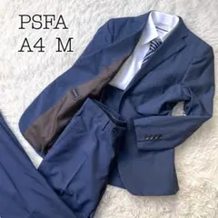 未使用に近い　パーフェクトスーツファクトリー　スーツ　セットアップ　ネイビー