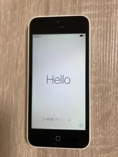 【初期化済・動作確認済】iPhone5c ホワイト 本体のみ