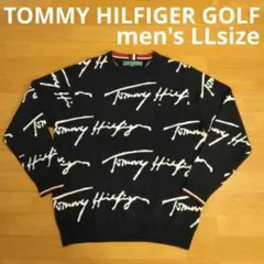 TOMMY HILFIGER GOLF クールネックニット LLsize