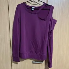 Forever 21 トレーナー　裏起毛　ラベンダーのサムネイル