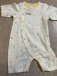 カラフル小花柄ロンパース 50-60