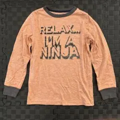 長袖Tシャツ　Gap Kids 140 オレンジ系