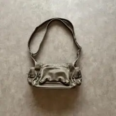 vintage HIRAMEKI 本革 ショルダーバッグ タッセル 黒 フリンジ - メルカリ