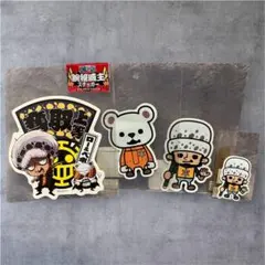 ワンピース ロー＆ベポ ステッカー ４点セット