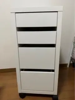 ミッケ IKEA MICKE 引き出しユニット キャスター付き ホワイト