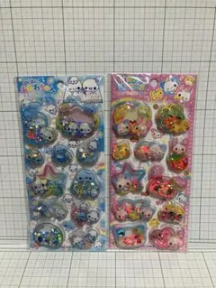 ハッピーマーチ ぷくぷくあわわちゃん スパンコールパーティ　シール