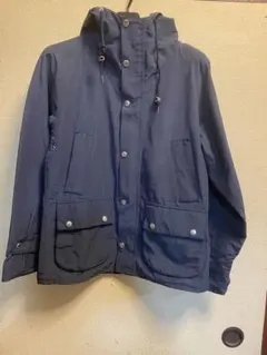 ユナイテッドアローズのネイビー フード付き マウンテンパーカーm