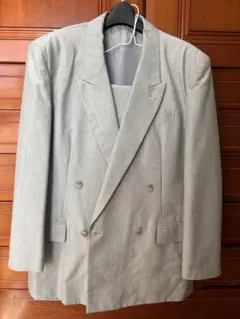 Synthetic グレー ダブルブレストジャケット