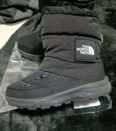 THE NORTH FACE ブラック スノーブーツ　ヌプシ　黒　ロゴ