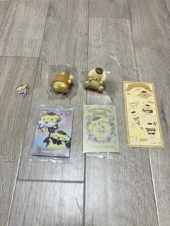 ポムポムプリン グッズまとめ売り フィギュア カード シール サンリオ