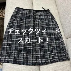 ツイード　ミニスカート