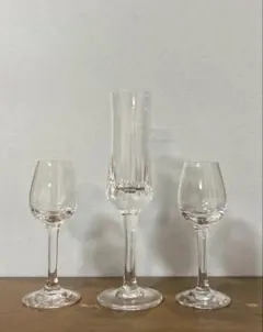 ワイングラス(小)　3個セット　レトロ　食器