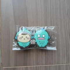 【新品】ちいかわ×サンリオなかよしラバーマスコット　くりまんじゅう・ハンギョドン