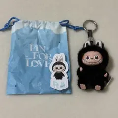 THE MONSTER PIN FOR LOVE イニシャル 『R』黒 ラブブ - メルカリ