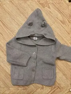 【未使用】くま耳カーディガン　babyGAP 18-24months