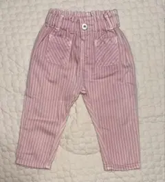 ZAPA ストライプ ピンクパンツ