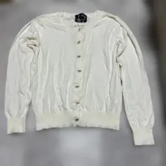 新品未使用タグ付　ハローキティ　アイボリー 薄手ニットカーディガン