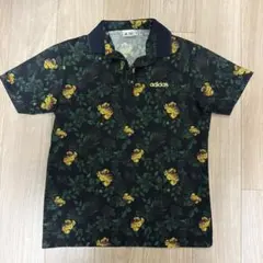 adidas 花柄ポロシャツゴルフウエア