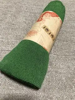 緑色ちりめん生地 /未使用