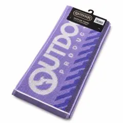 OUTDOOR マフラータオル 約15×100cm パープルスポーツ ジム 部活のサムネイル