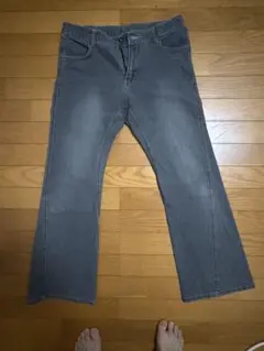 LURAKUSemiflaredwasheddenimセミフレアウォッシュデニム - メルカリ