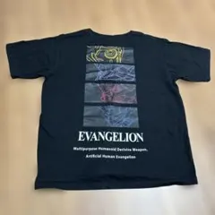 EVANGELION グラフィック Tシャツ ブラック